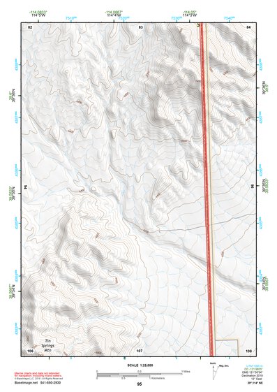 39114NE Page 95 Kern Mountains Topo Preview 1