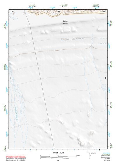 39114NE Page 98 Kern Mountains Topo Preview 1