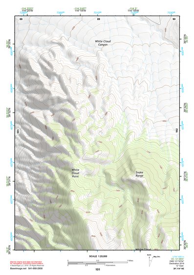 39114NE Page 101 Kern Mountains Topo Preview 1