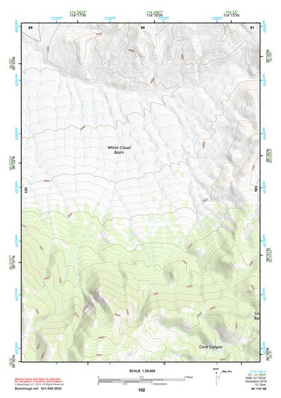 39114NE Page 102 Kern Mountains Topo Preview 1