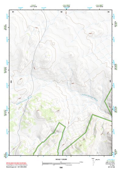 39114NE Page 104 Kern Mountains Topo Preview 1