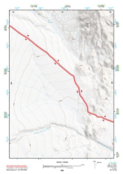39114NE Page 106 Kern Mountains Topo Preview 1