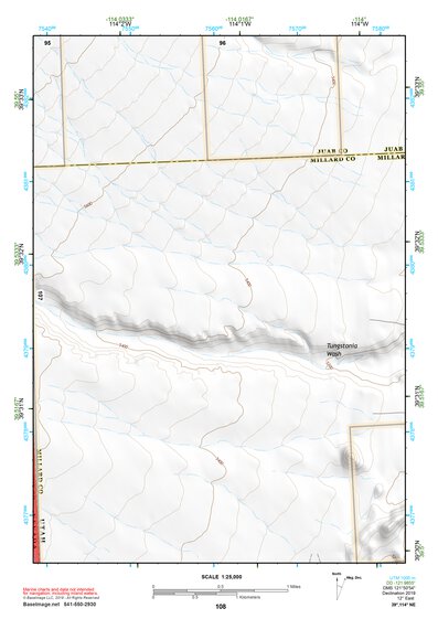 39114NE Page 108 Kern Mountains Topo Preview 1