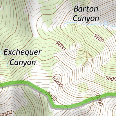 39114NW Page 3 Kern Mountains Topo Preview 2