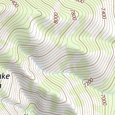 39114NW Page 4 Kern Mountains Topo Preview 3