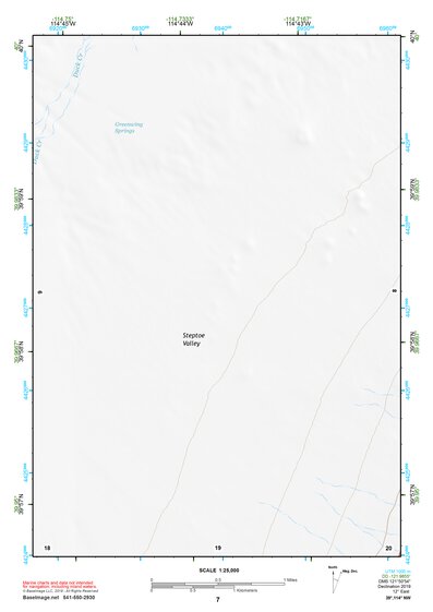 39114NW Page 7 Kern Mountains Topo Preview 1
