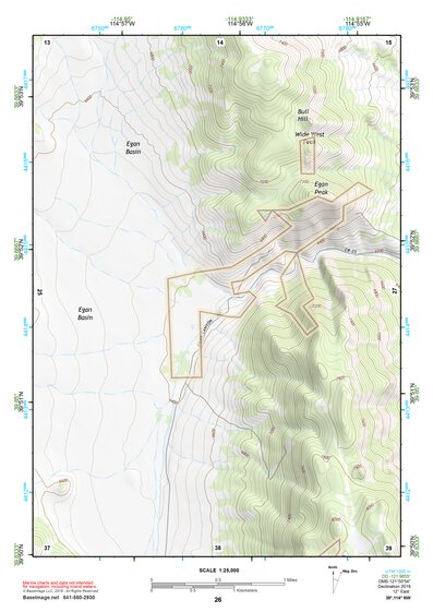 39114NW Page 26 Kern Mountains Topo Preview 1