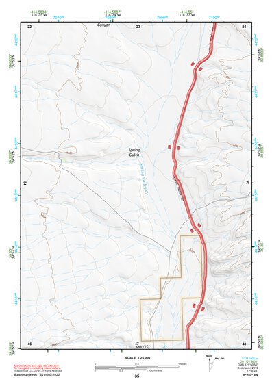39114NW Page 35 Kern Mountains Topo Preview 1