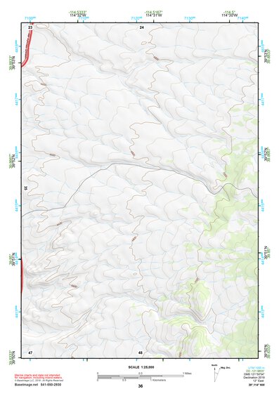 39114NW Page 36 Kern Mountains Topo Preview 1