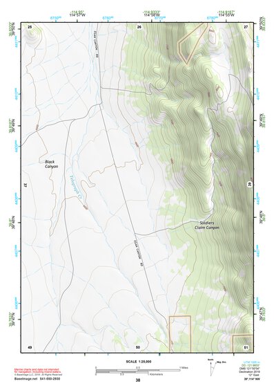39114NW Page 38 Kern Mountains Topo Preview 1