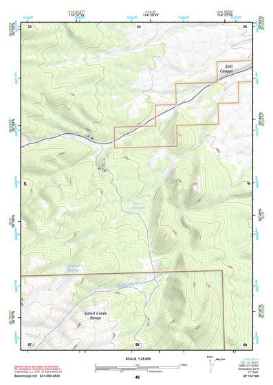 39114NW Page 46 Kern Mountains Topo Preview 1