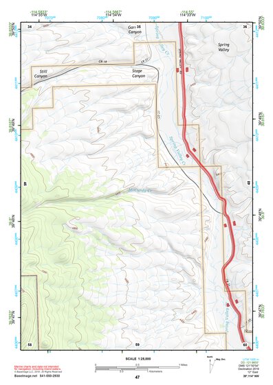 39114NW Page 47 Kern Mountains Topo Preview 1