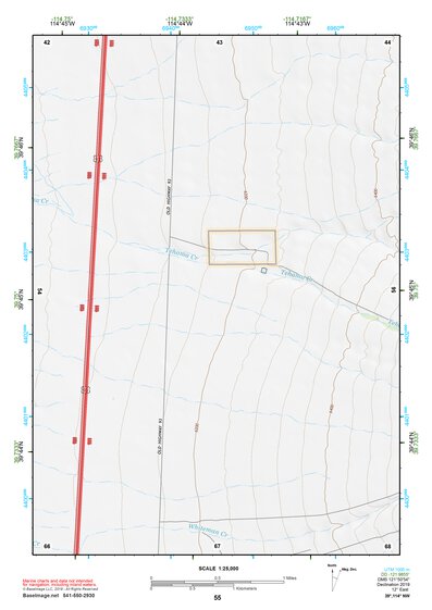 39114NW Page 55 Kern Mountains Topo Preview 1