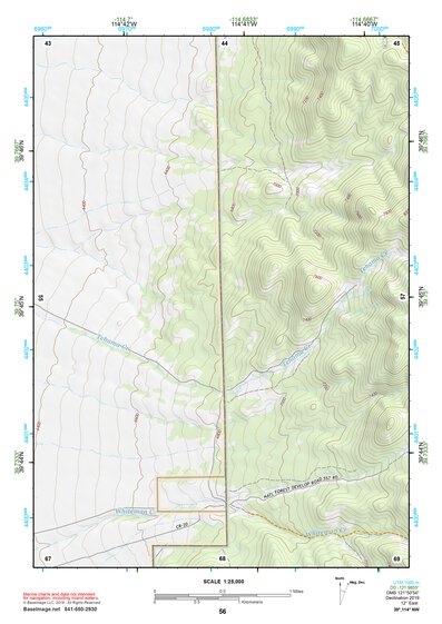 39114NW Page 56 Kern Mountains Topo Preview 1