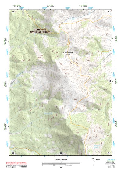 39114NW Page 57 Kern Mountains Topo Preview 1
