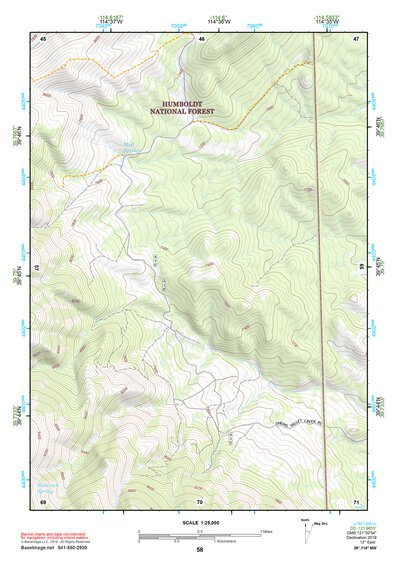 39114NW Page 58 Kern Mountains Topo Preview 1