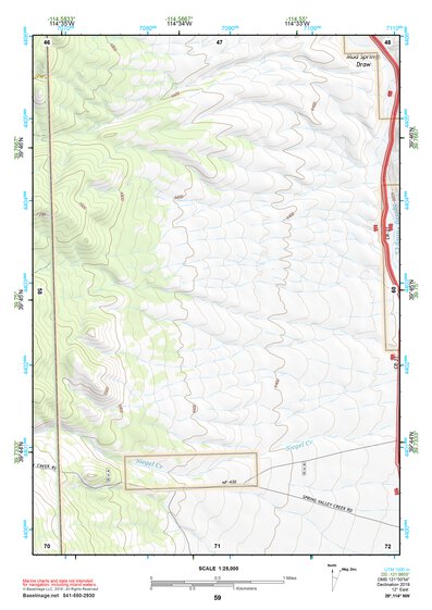 39114NW Page 59 Kern Mountains Topo Preview 1