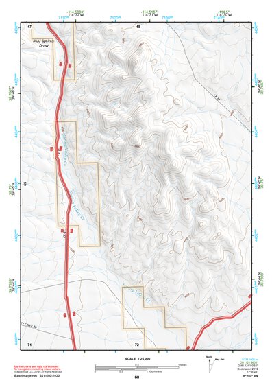 39114NW Page 60 Kern Mountains Topo Preview 1