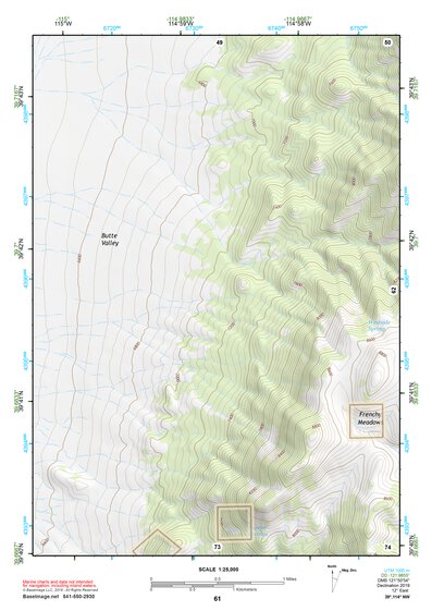 39114NW Page 61 Kern Mountains Topo Preview 1