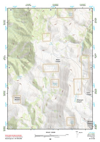 39114NW Page 62 Kern Mountains Topo Preview 1