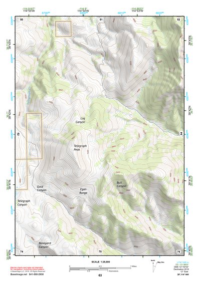 39114NW Page 63 Kern Mountains Topo Preview 1