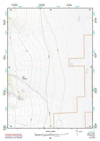 39114NW Page 65 Kern Mountains Topo Preview 1