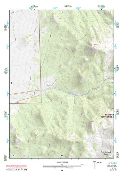 39114NW Page 68 Kern Mountains Topo Preview 1