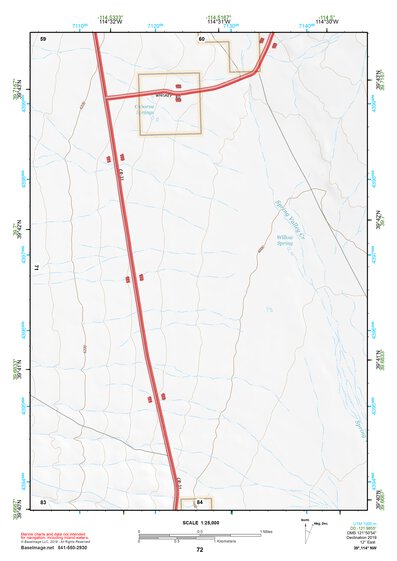 39114NW Page 72 Kern Mountains Topo Preview 1