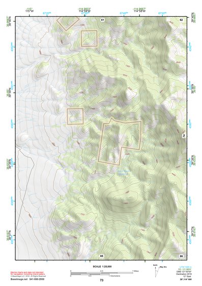 39114NW Page 73 Kern Mountains Topo Preview 1