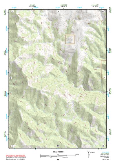 39114NW Page 74 Kern Mountains Topo Preview 1