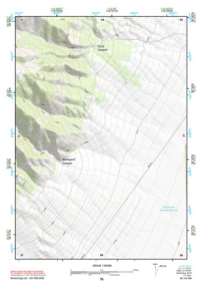 39114NW Page 76 Kern Mountains Topo Preview 1