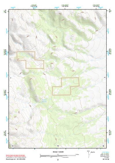 39116NE Page 2 Simpson Park Mountains Topo Preview 1