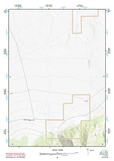 39116NE Page 5 Simpson Park Mountains Topo Preview 1