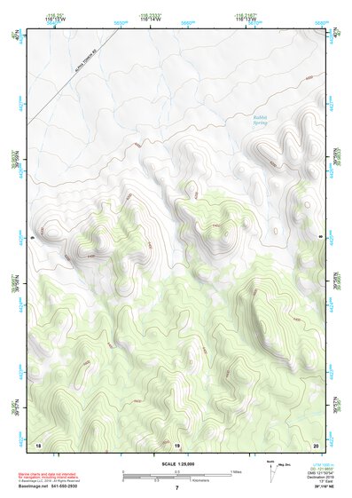 39116NE Page 7 Simpson Park Mountains Topo Preview 1