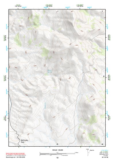 39116NE Page 13 Simpson Park Mountains Topo Preview 1