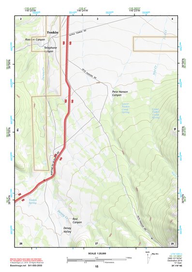 39116NE Page 15 Simpson Park Mountains Topo Preview 1
