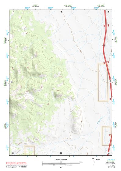 39116NE Page 20 Simpson Park Mountains Topo Preview 1
