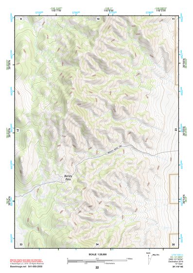 39116NE Page 22 Simpson Park Mountains Topo Preview 1
