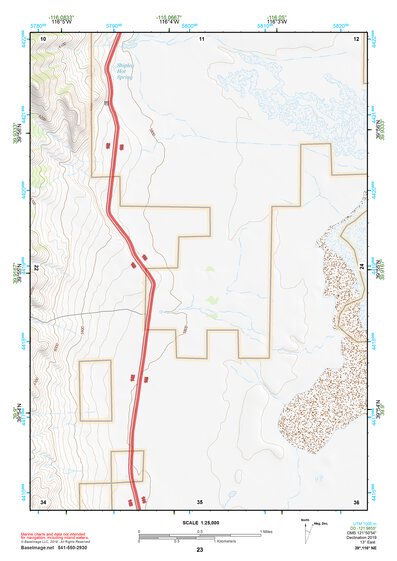 39116NE Page 23 Simpson Park Mountains Topo Preview 1