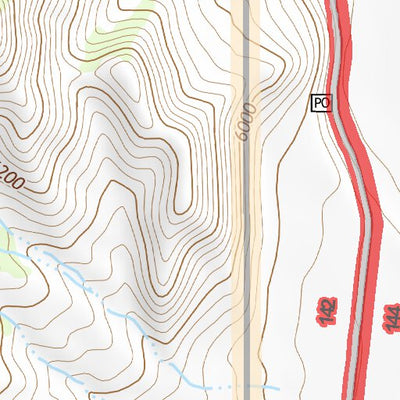 39116NE Page 23 Simpson Park Mountains Topo Preview 3