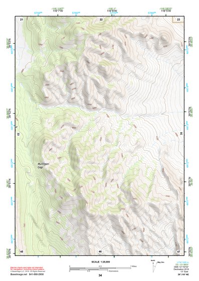 39116NE Page 34 Simpson Park Mountains Topo Preview 1