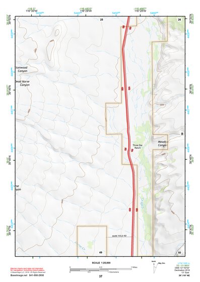39116NE Page 37 Simpson Park Mountains Topo Preview 1