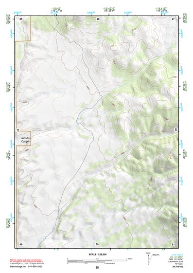 39116NE Page 38 Simpson Park Mountains Topo Preview 1