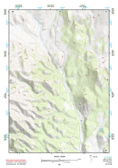 39116NE Page 41 Simpson Park Mountains Topo Preview 1