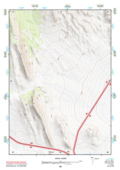 39116NE Page 46 Simpson Park Mountains Topo Preview 1