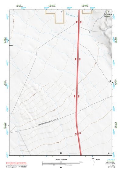 39116NE Page 49 Simpson Park Mountains Topo Preview 1