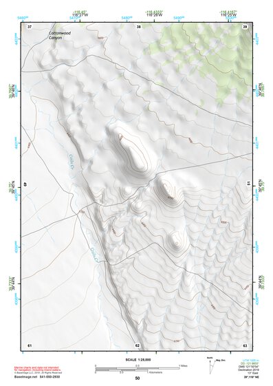 39116NE Page 50 Simpson Park Mountains Topo Preview 1
