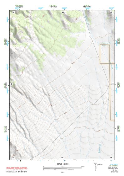 39116NE Page 53 Simpson Park Mountains Topo Preview 1