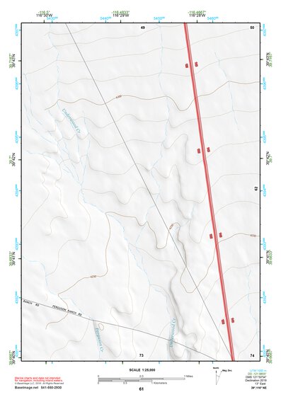 39116NE Page 61 Simpson Park Mountains Topo Preview 1