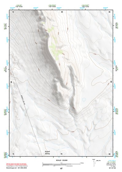 39116NE Page 67 Simpson Park Mountains Topo Preview 1